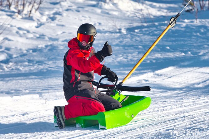2-Hour Racing Toboggan at Dagali Fjellpark near Geilo in Norway - The 1.85-kilometer run: long, fast, and full of bends
