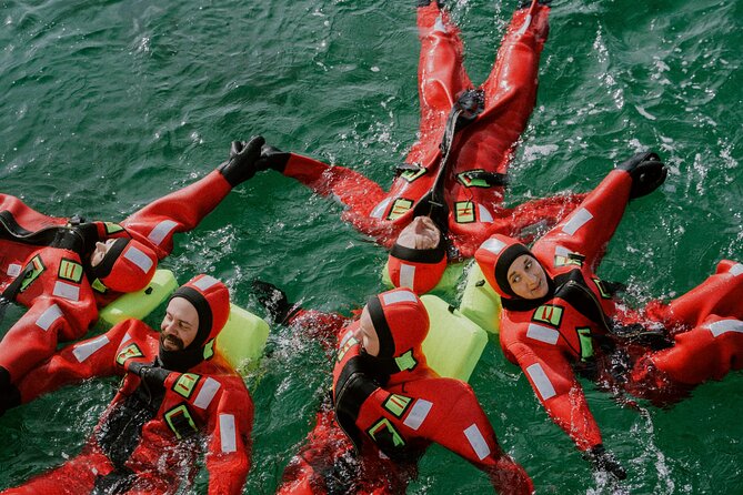 2 Hours Urban Arctic Floating Activity in the Harbours of Tromsø - Staying warm in 34-degree water