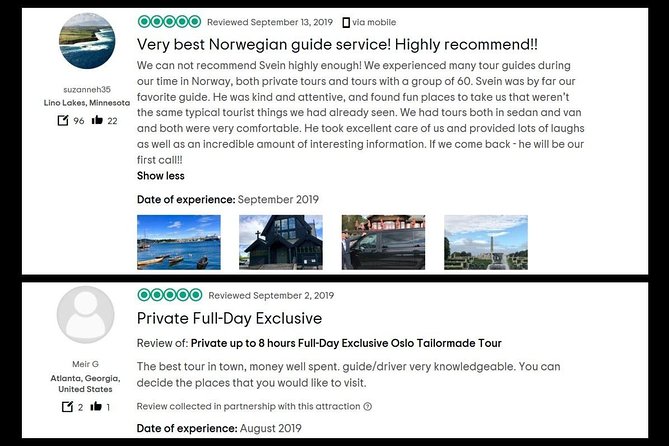 8 hours Full-Day Exclusive Oslo Tailormade Guided Limo Tour - Ekebergparken and the view over Oslo
