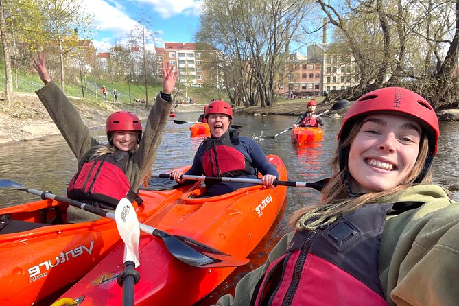 Akerselva River Kayak/Packraft Tour: Urban Adventure in Oslo - The tunnel and the change to Bjørvika