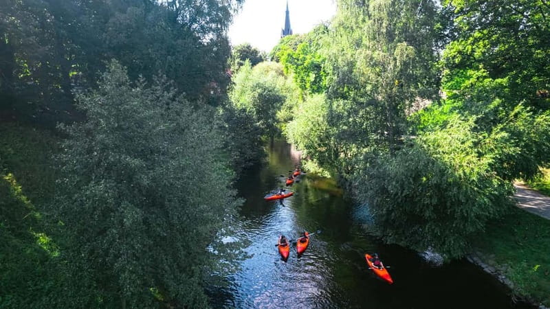 Akerselva River: Urban Paddling Adventure Kayak Tour - Key points at a glance
