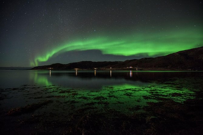 All inclusive - Northern Lights Hunt - Setting up beside a fjord, beach, or quiet roadside
