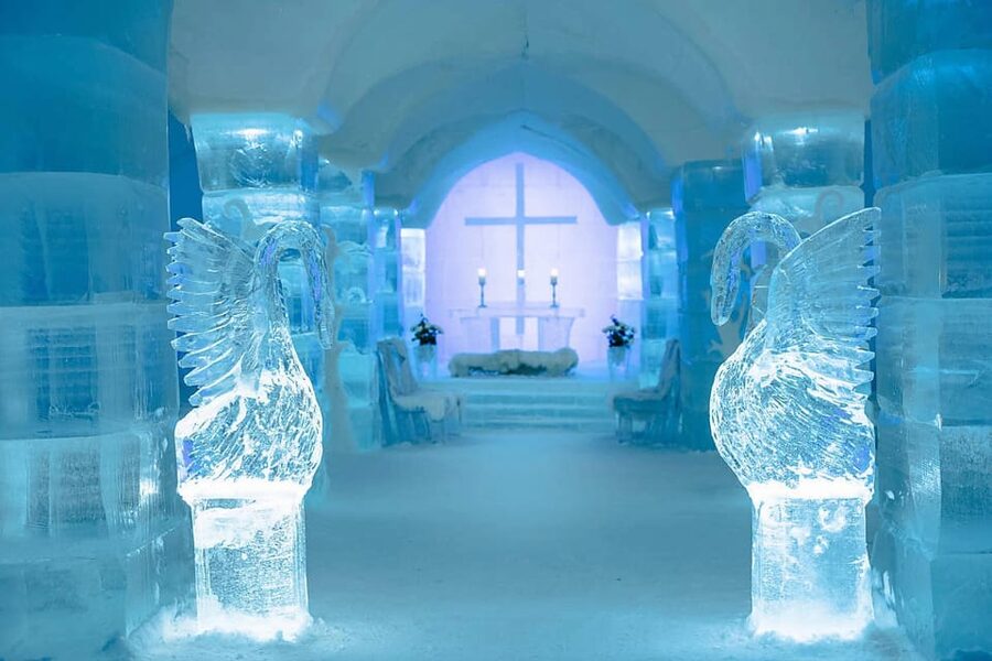 Alta: Igloo Ice Hotel and Hiking to the Frozen Waterfall. - Starting in Alta with a small group