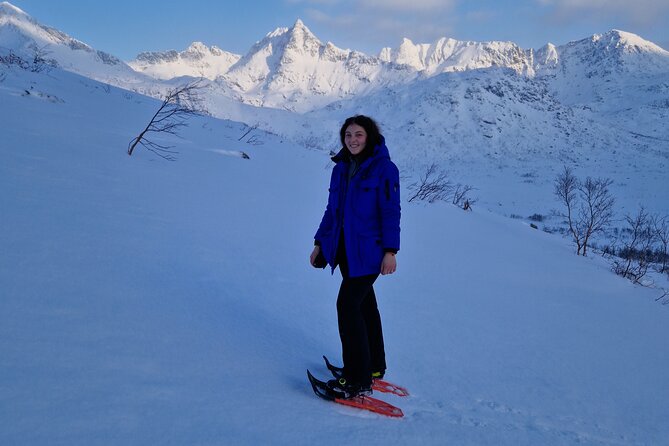 Arctic Snowshoe Hike in Norway - Learning to walk on snowshoes