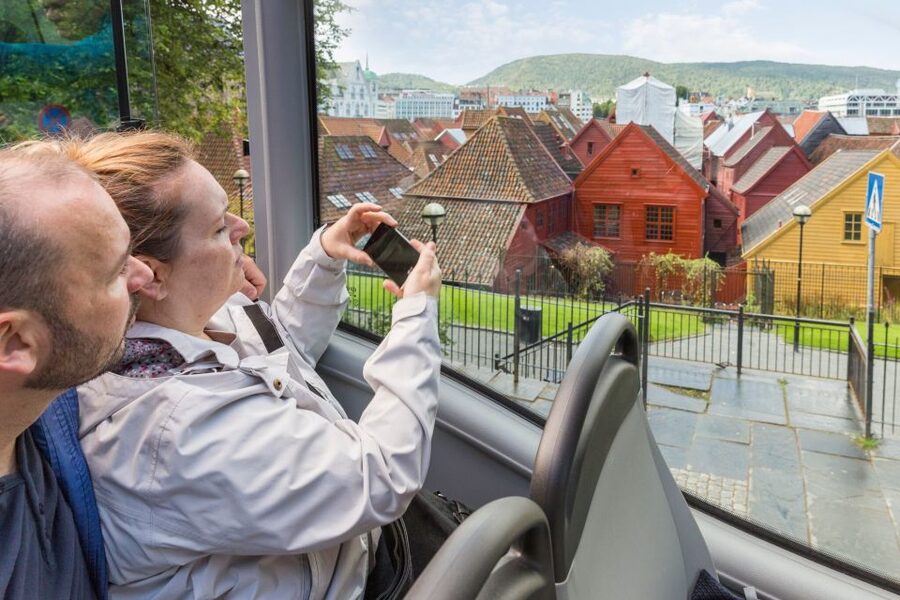 Bergen: City Sightseeing Hop-On Hop-Off Bus Tour - Stops 6 and 7: Fredriksberg Fortress and the National Stage