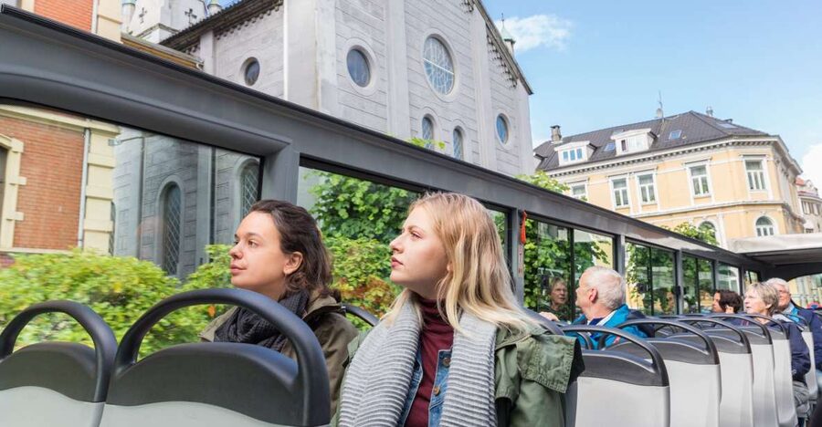 Bergen: City Sightseeing Hop-On Hop-Off Bus Tour - Stop 1: Skolten, the Cruise Terminal, and Medieval Bergen