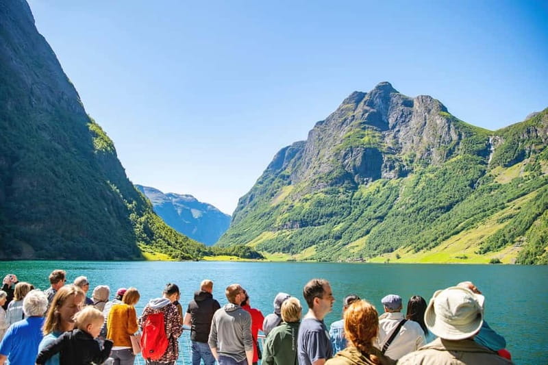 Bergen: Flam Railway, Stegastein and Fjord Cruise Day Tour - Gudvangen and the ride back to Bergen
