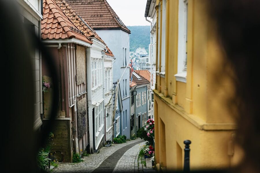 Bergen: Guided Minibus Tour with Photo Stops - The short walk near St. Mary’s Church and Bryggen