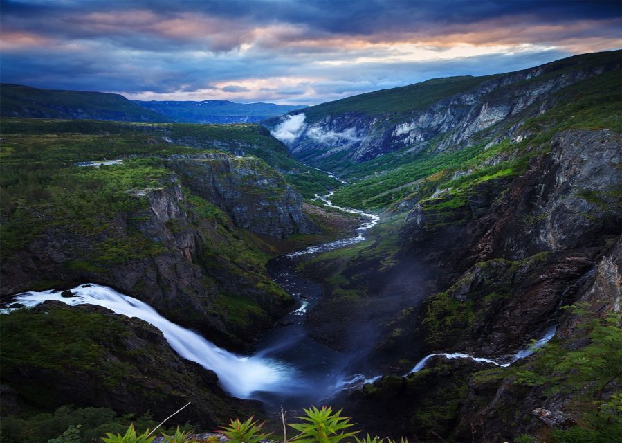 Bergen: Hardangerfjord, Voss Gondola & 3 Great Waterfalls - Across the Hardanger Bridge toward Vøringsfossen