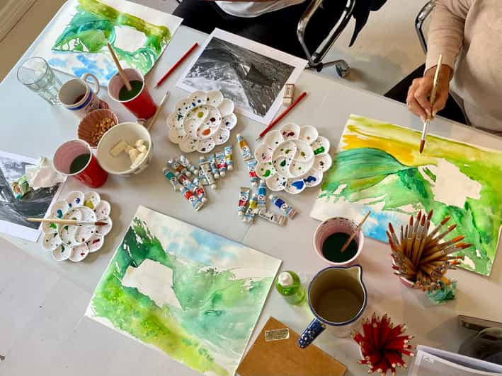 Bergen: paint Norwegian landscape with watercolor - Key points before you book