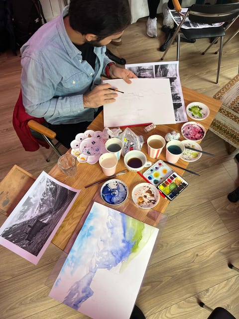Bergen: paint Norwegian landscape with watercolor - A calm alternative to Bergen’s active sightseeing
