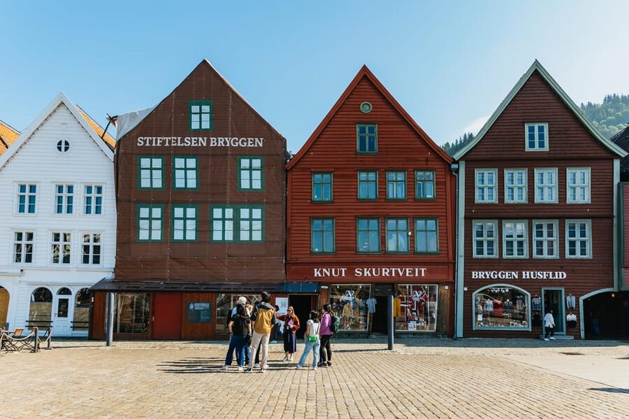 Bergen: Past & Present Small Group Guided Walking Tour - The local lanes around Wesenbergsmauet
