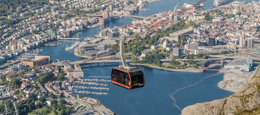 Bergen: Round-Trip Ulriken Cable Car Ticket - Reaching the Lower Station From Bergen