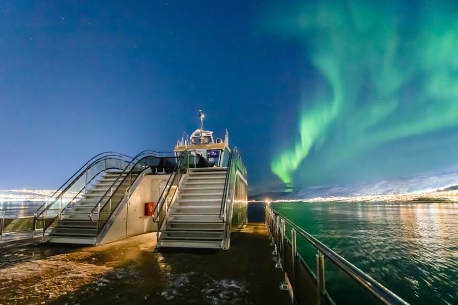 Bodø: Northern Lights Cruise - The crew and guided element