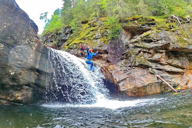 Canyoning Adventure in Hidden Mountain Rapids near Geilo - The 1,200-meter route through mountain water