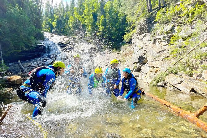 Canyoning Adventure in Hidden Mountain Rapids near Geilo - The role of the guides and the group size