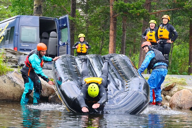 Child Appropriate Family Rafting in Dagali near Geilo, Norway - What the grade 2 rapids feel like