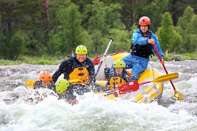 Child Appropriate Family Rafting in Dagali near Geilo, Norway - Warm gear, showers, snacks, and photos