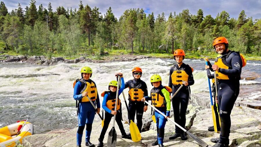 Dagali: Family Rafting Adventure - The 15-minute bus ride to the river