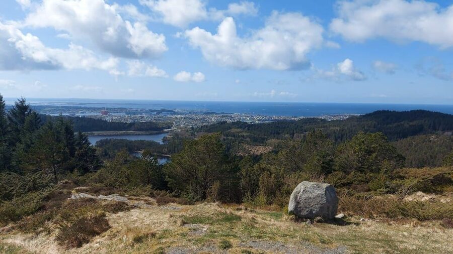 Discover Haugesund and visit a local mountain farmer - The minibus ride to Steinsfjellet