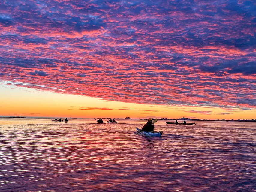 Eggum: Lofoten Islands Midnight Sun Kayak Tour - Weather is part of the Norwegian Sea experience