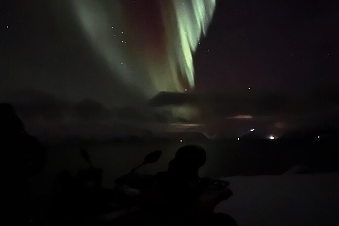 Evening Tour and Aurora Borealis Sightseeing in Norway by ATV - Open views near the fjord and fishing water