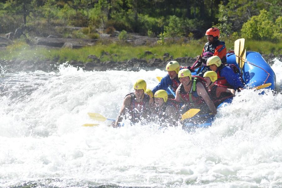 Evje: White Water Rafting Trip on Norway's Warmest Rivers - A calm start on the fjord