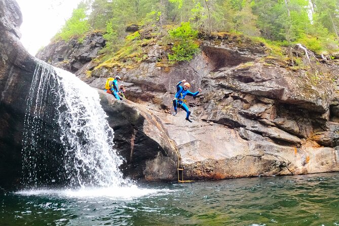 Extreme Canyoning With Waterfall Rappelling near Geilo in Norway - Why the guides make a difference