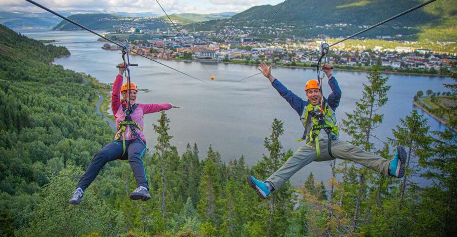 Feel the adrenaline in Mosjøen Zipline - What the $103 price buys you