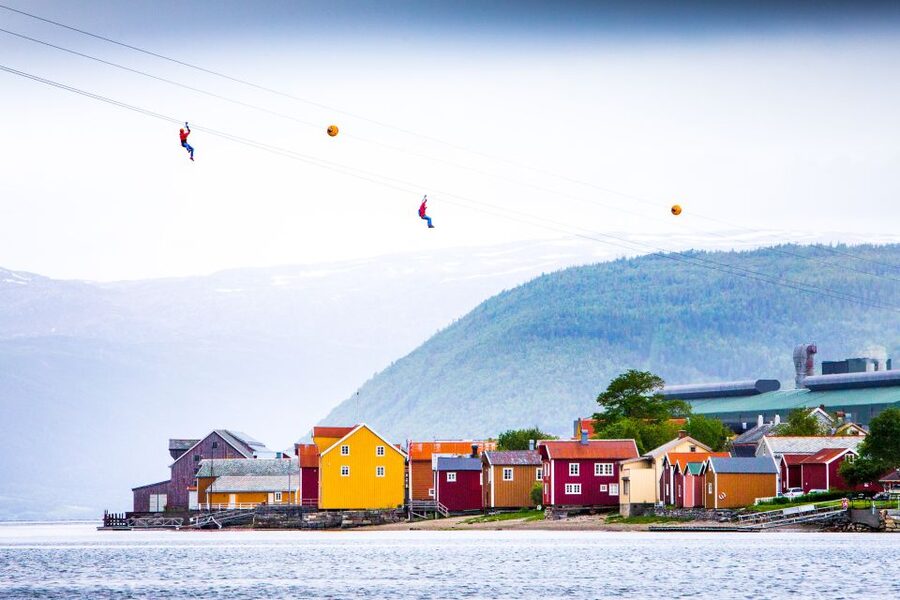 Feel the adrenaline in Mosjøen Zipline - Meeting at Ytterøra 23 before the climb