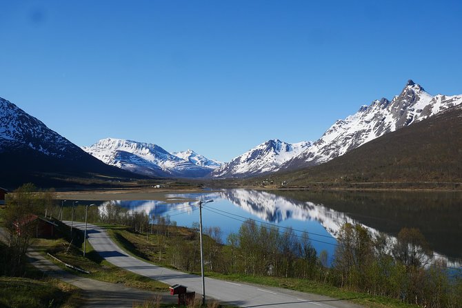 Fishing from shore - Fishing beside mountains and fjords
