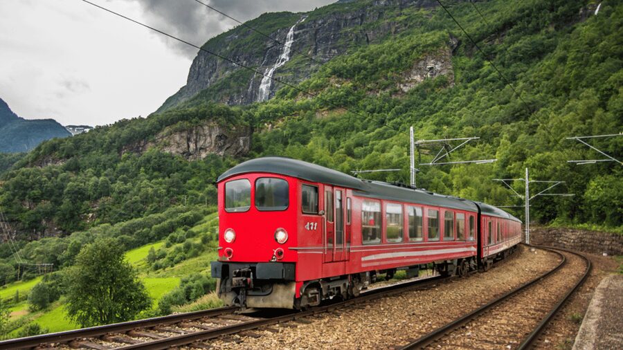 Flåm Flexible Tour with Stegastein, cruise and train include - The Nærøyfjord cruise is the scenic centerpiece