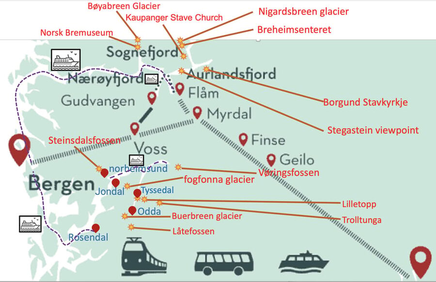 Flåm Flexible Tour with Stegastein, cruise and train include - Flåm Railway delivers the classic rail experience