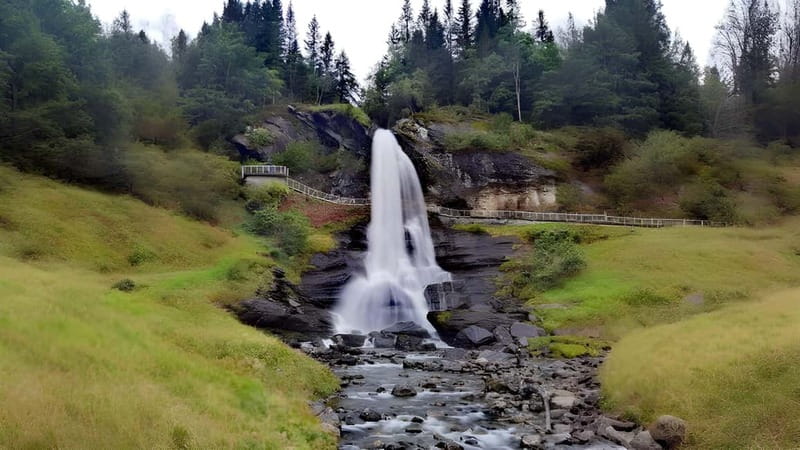 Flexible tour to Hardangerfjord vøringsfossen cruise include - How far can the flexible route stretch?