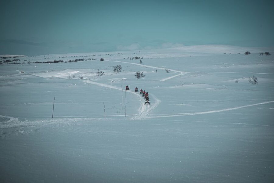 From Alta: Daytime Snowmobile Adventure - Key points about the Alta snowmobile adventure