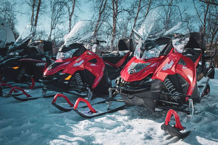 From Alta: Daytime Snowmobile Adventure - From Alta to the old lodge in Gargia Valley