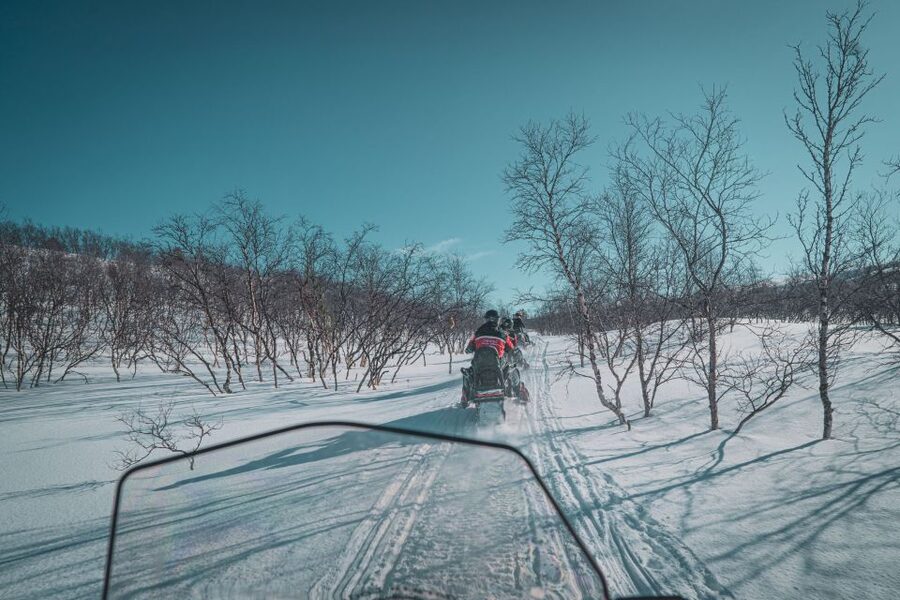From Alta: Daytime Snowmobile Adventure - Warm clothing and the small details that matter