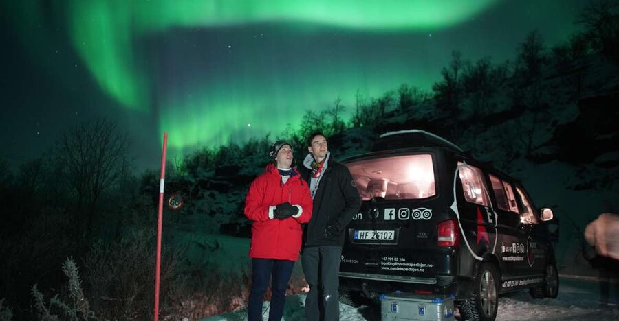 From Alta: Nighttime Northern Lights Spotting Tour - The fjord stop and the mountain viewpoint