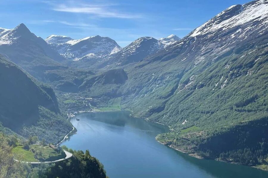 From Hellesylt: The Best of Geiranger Shore Excursion - Stryn gives the long bus ride a useful pause