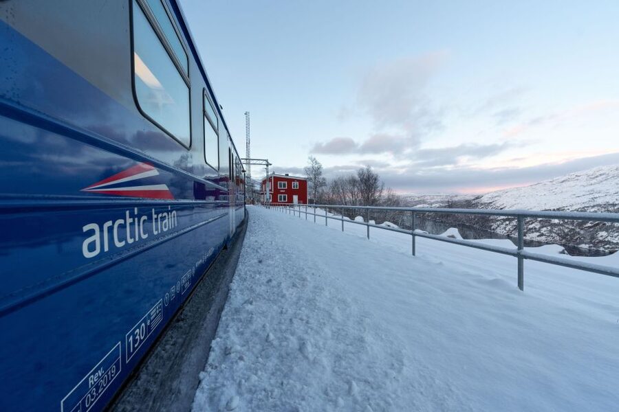 From Narvik: Roundtrip Arctic Train Ride on Ofoten Railway - The uphill ride to Bjørnfjell