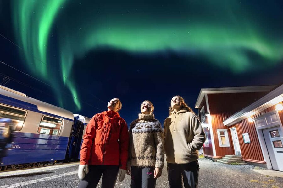 From Narvik: The Northern Lights Arctic Train Guided Tour - Leaving Narvik on Norway’s northernmost railway