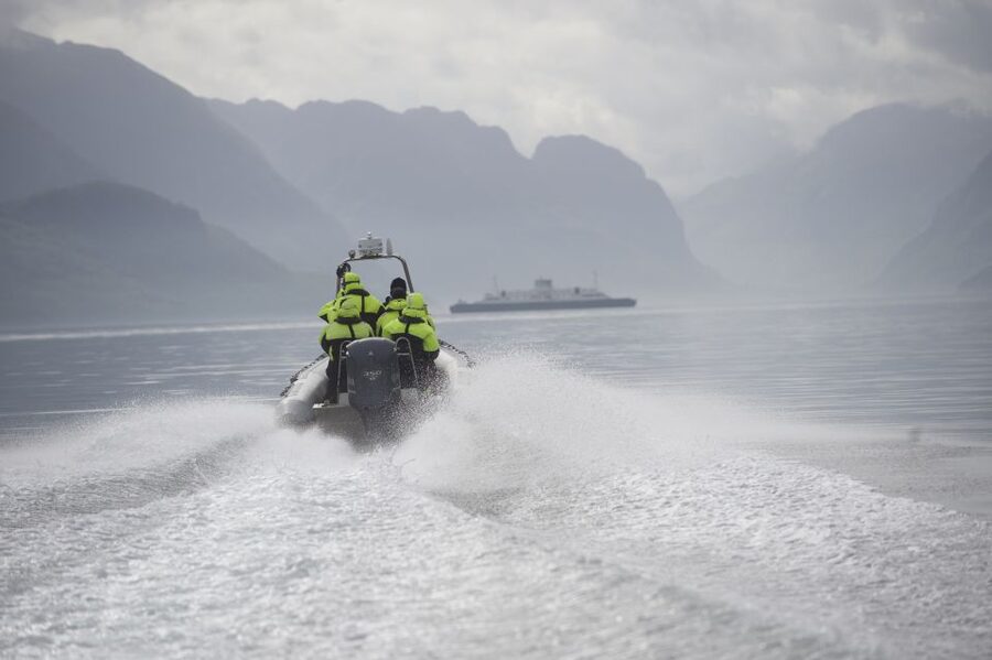 From Stavanger: RIB Tour to Lysefjord - Fantahala and the story of Vagabond Cave
