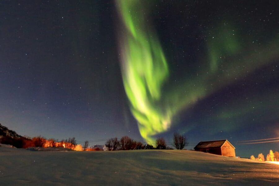 From Svolvaer: Private Northern Lights Search Trip - Leaving Svolvaer in a private minivan