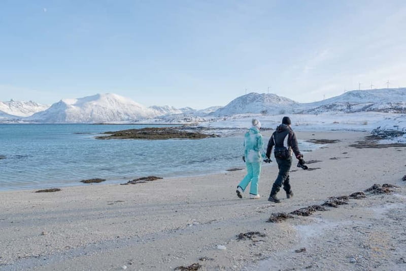 From Tromsø: Arctic Roadtrip: fjords tour with scenic picnic - Photos that solve the group-picture problem