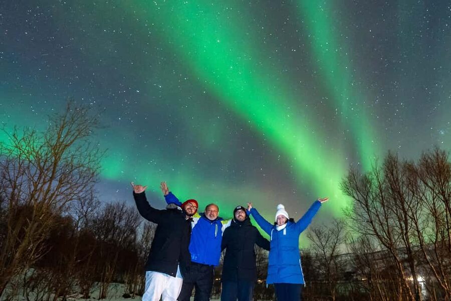 From Tromsø: Aurora Minibus Chase with Portrait and Hot Meal - Key points at a glance