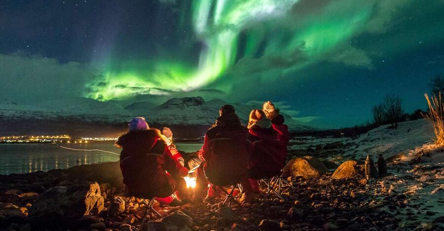 From Tromsø: Northern Lights Tour - Troms County: the real aurora hunt