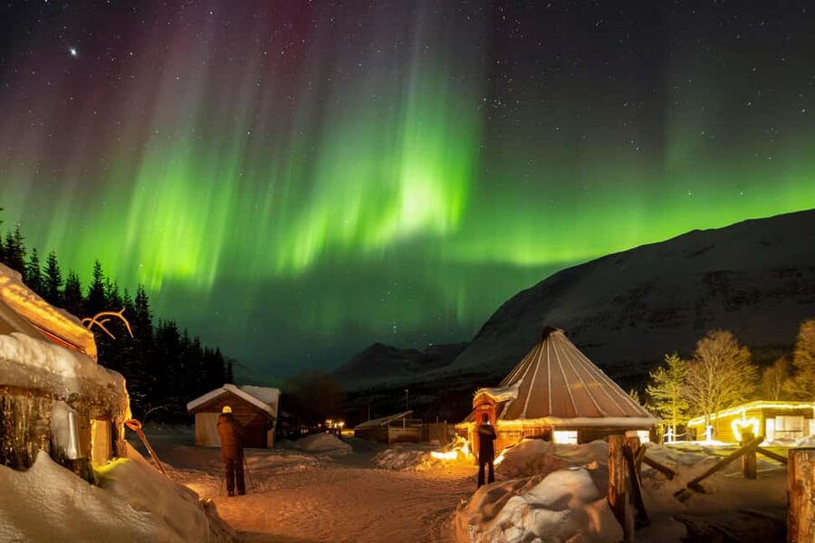 From Tromsø: Northern Lights Visit at Camp Tamok - Who will enjoy this Arctic evening most?