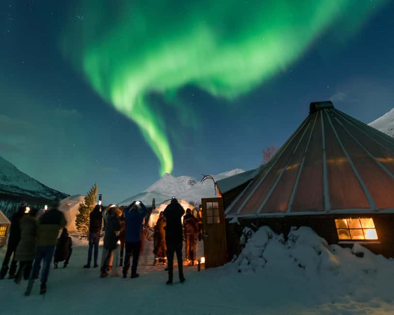 From Tromsø: Northern Lights Visit at Camp Tamok - Getting suited up at Camp Tamok