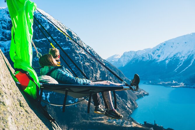 Full Day Cliff Camping Experience in Ullensvang - The one-hour walk to Lilletop