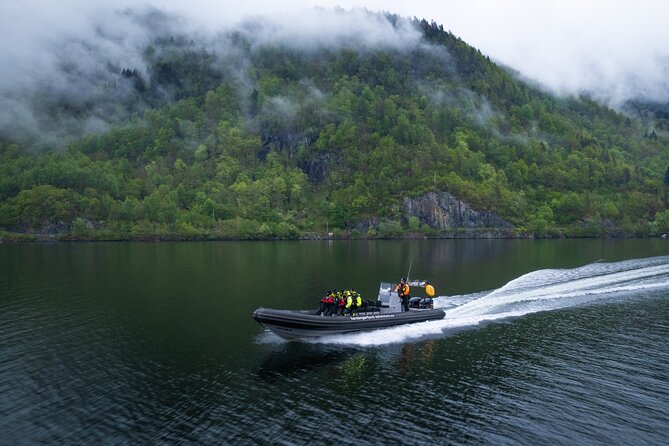 Fyksesund majestic RIB Adventure from Øystese - Reaching Øystese from Bergen or Voss